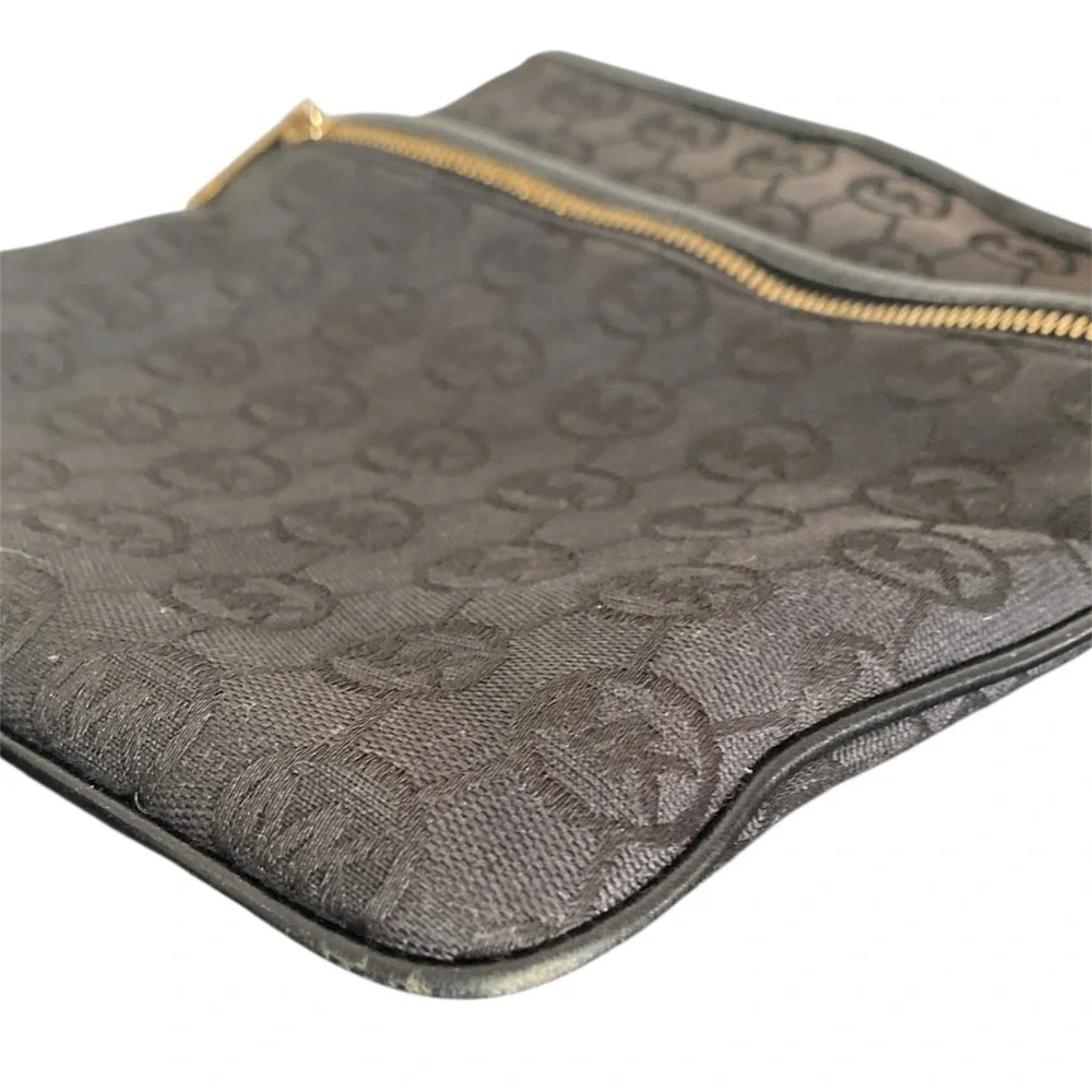 Michael Kors Black and Gold Messenger Bag